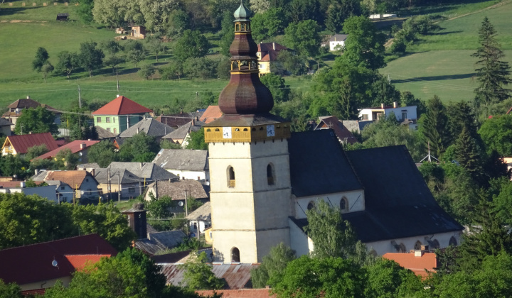 Evanjelický-gotický kostol v obci Štítnik